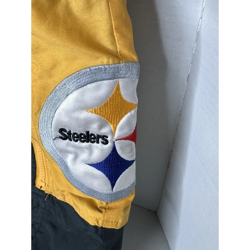 18 mo Pittsburgh Steelers Starter Snowsuit NFL Pro Line Hooded Puffer Suit 1990s